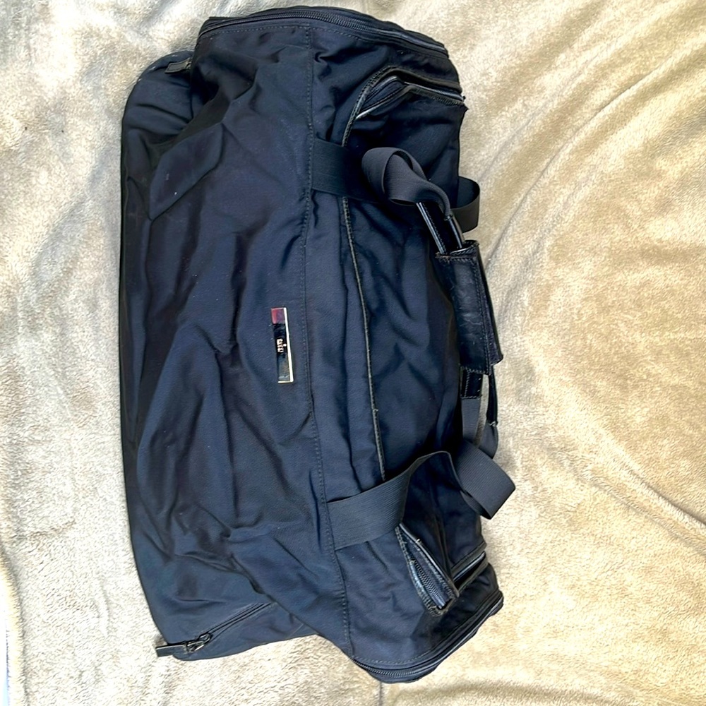 Gucci Travel Duffle Bag, Black Nylon